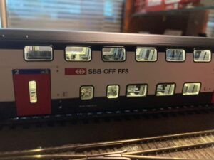 ROCO 7710007 8-piece set: RABe 502 long-distance double-decker train, SBB