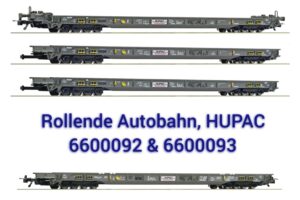 ROCO 6600092 瑞士 , HUPAC 3 piece set: “Rollende Autobahn