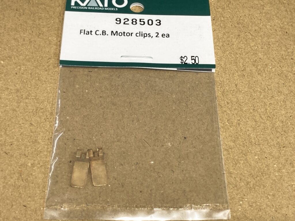 KATO 928503 Flat Circuit Board Motor Clips 2 each